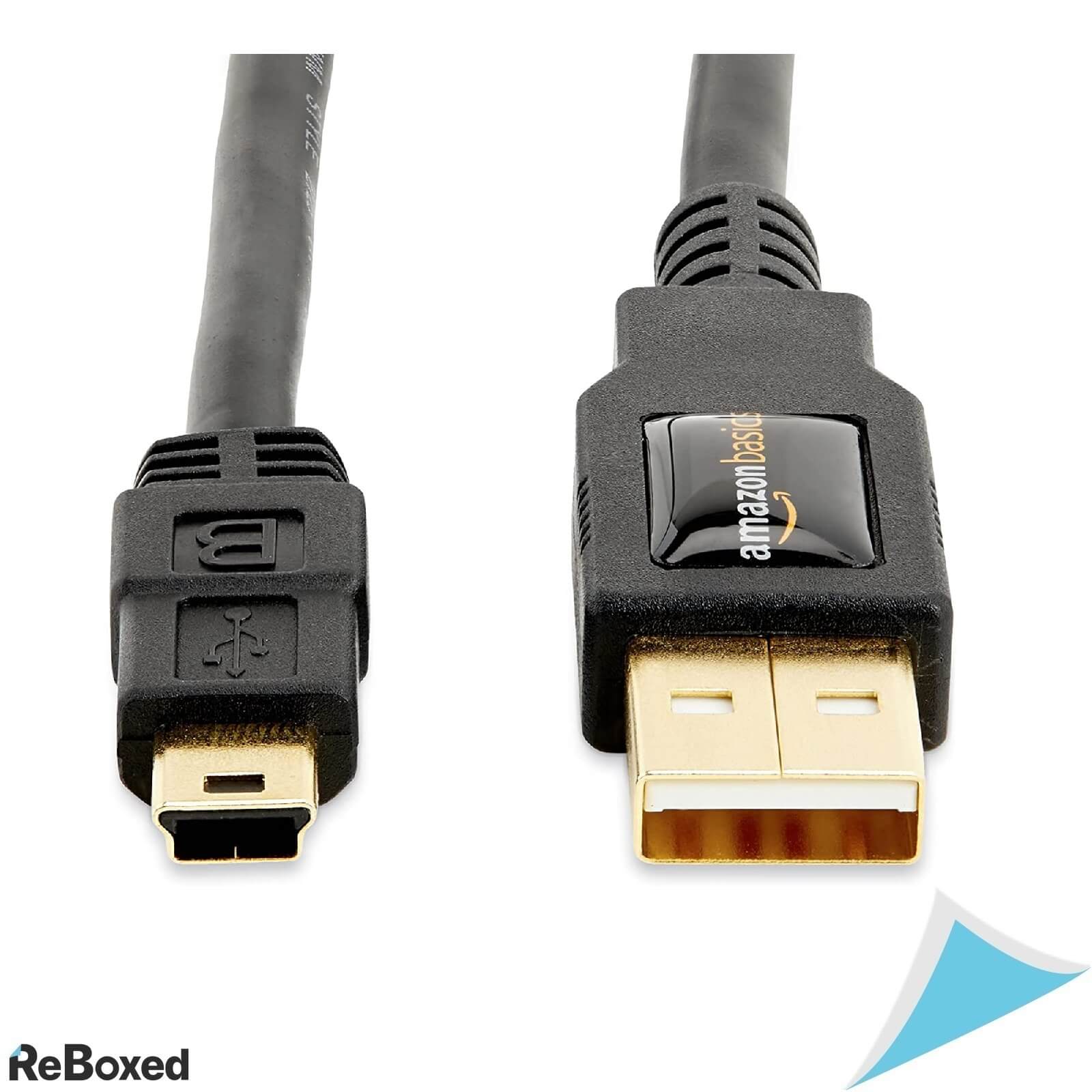 AmazonBasics Cablu USB 2.0 de la Mini-B la USB-A 0.9m High Speed