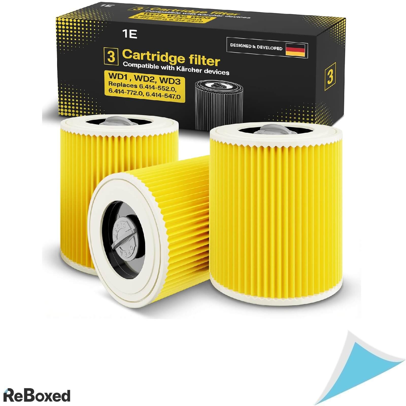 1E Set 3 Filtre Compatibile cu Aspiratoarele Karcher