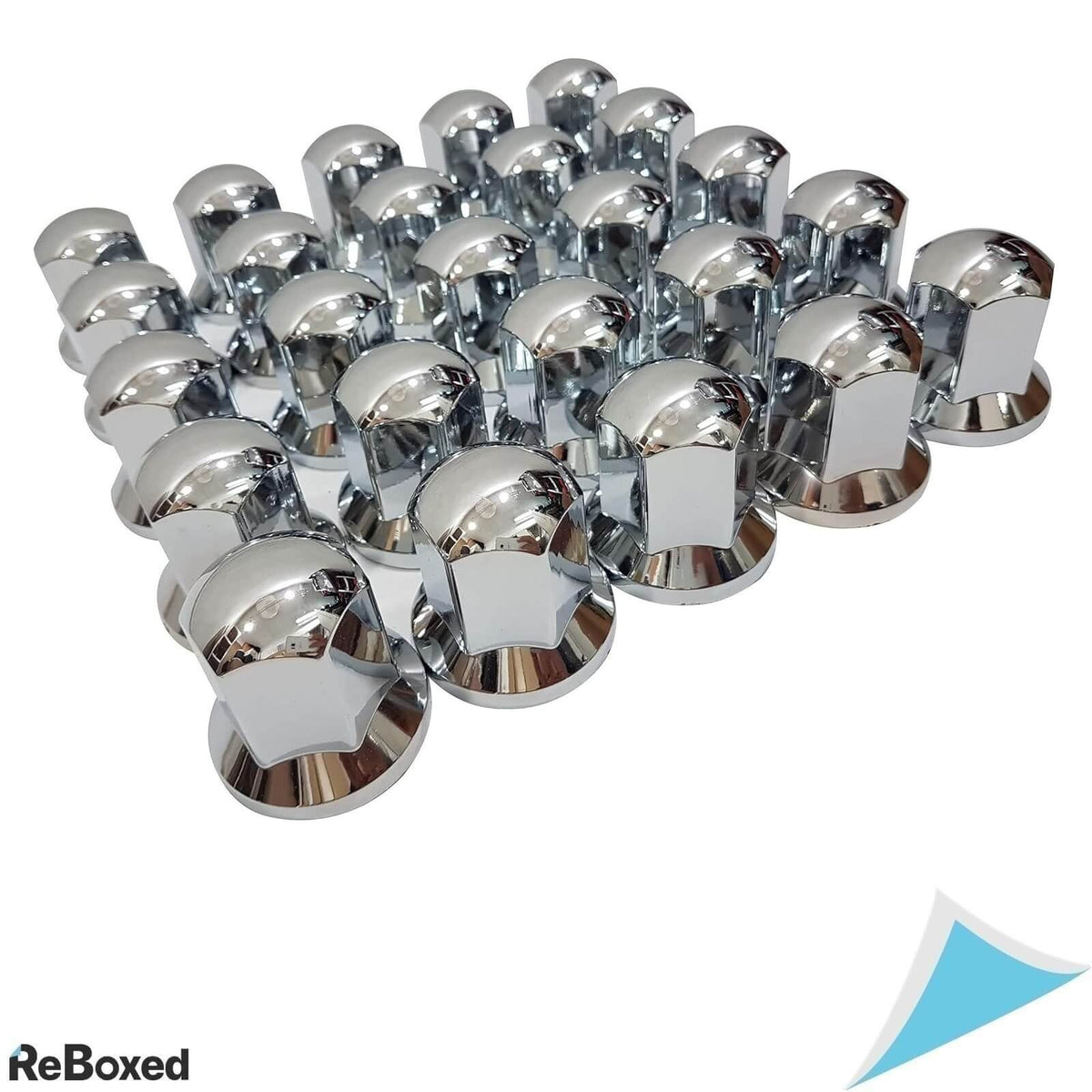 24/7 Auto Set 25 Capace Cromate din Plastic pentru Prezoane 32mm