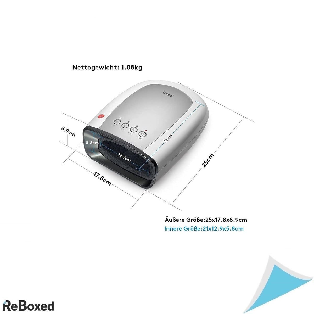 Breo iPalm520s – Aparat electric de masaj pentru maini cu presiune si caldura