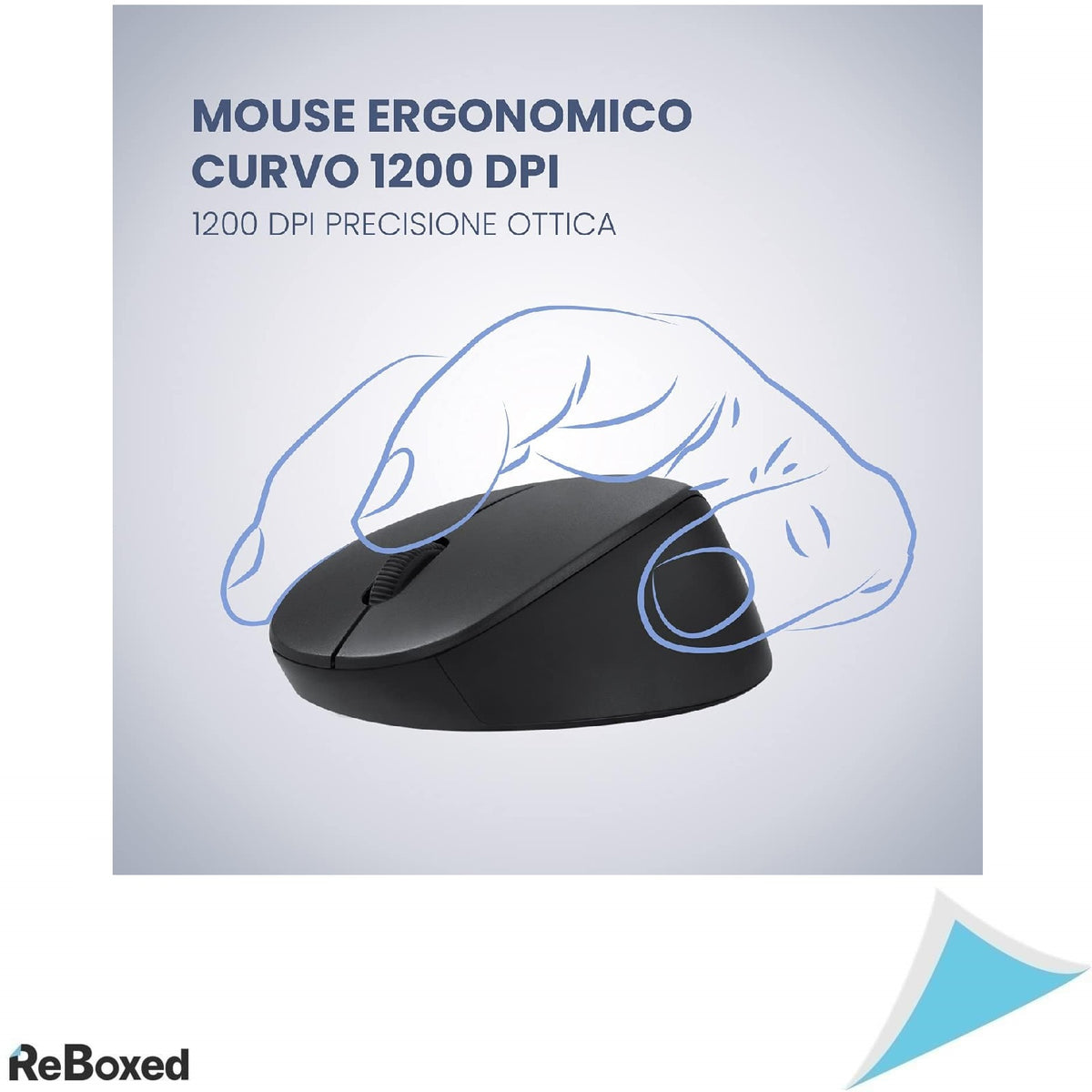 Perixx PERIDUO-714 – Tastatura si Mouse Wireless, Layout Italian