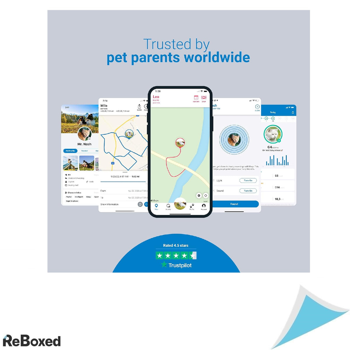 Tractive GPS Pisica cu zgarda locatie 24/7