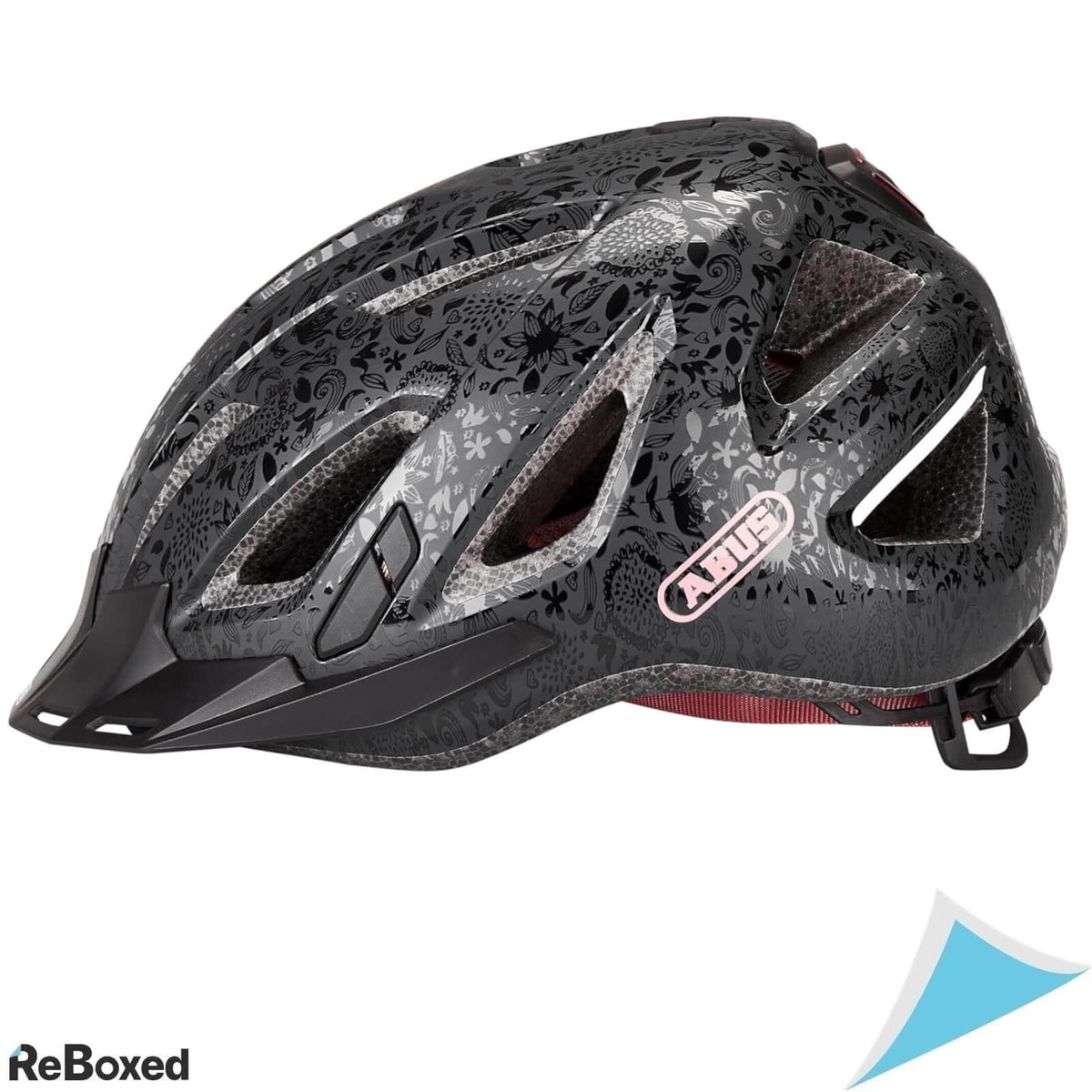 Abus Urban-I 3.0 Casca Bicicleta Black Flora Art S (51-55)