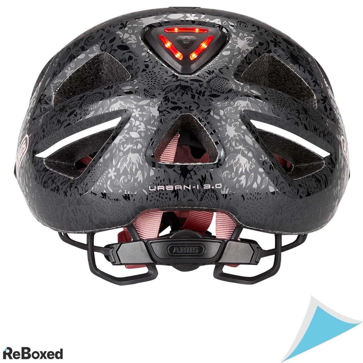 Abus Urban-I 3.0 Casca Bicicleta Black Flora Art S (51-55)