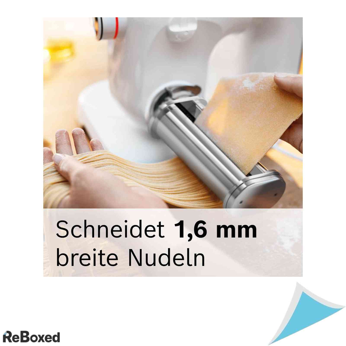 Accesoriu Masina de Facut Tainete Spaghetti Bosch MUZ5NV3 din Otel Inoxidabil Compatibil Robot Bucatarie MUM5 si MUMS2 Argintiu