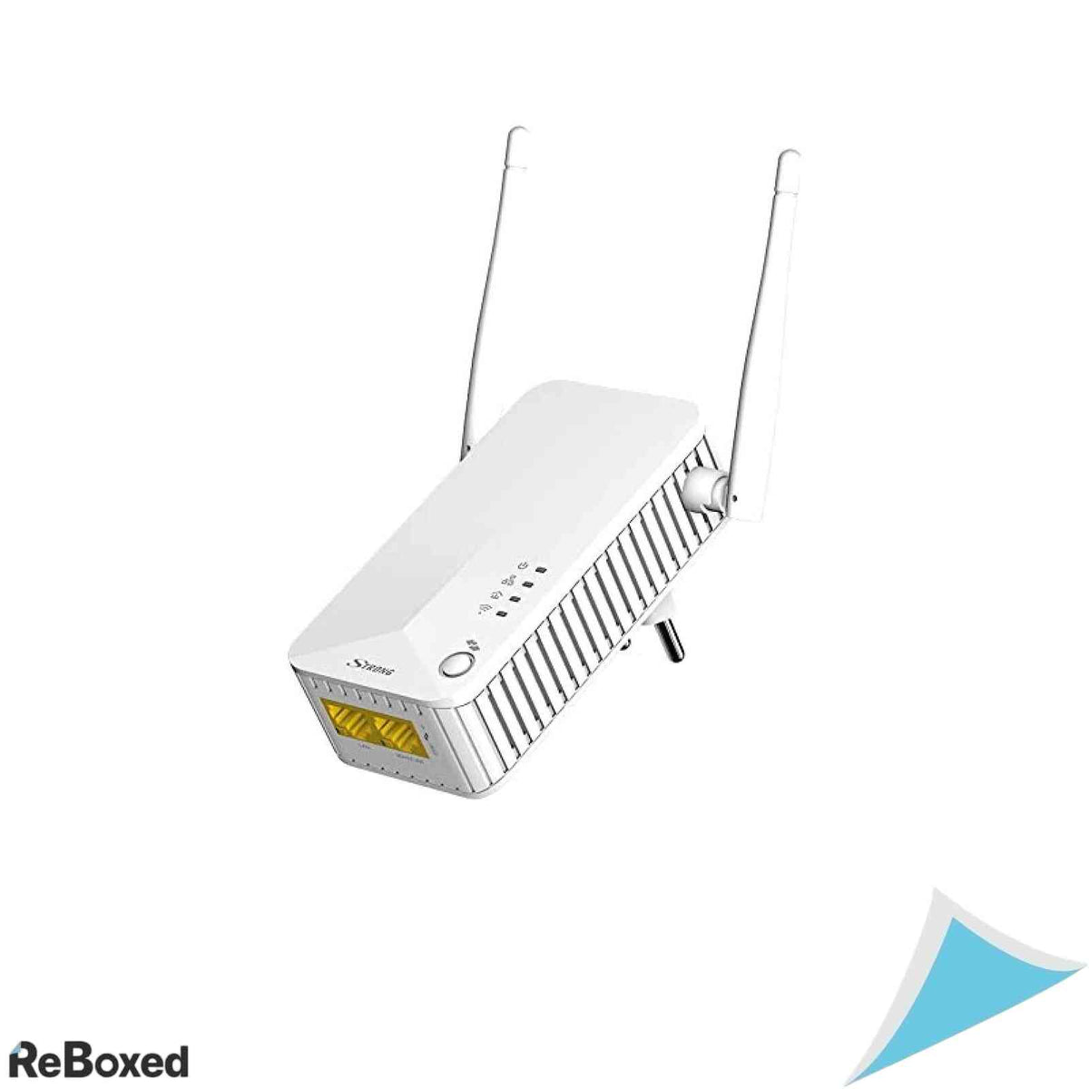 Adaptor Powerline Wi-Fi Strong PowerLine 500 Extensie Retea Internet prin Priza 300 Mbps Wi-Fi 500 Mbps LAN 2 Porturi Ethernet Alb