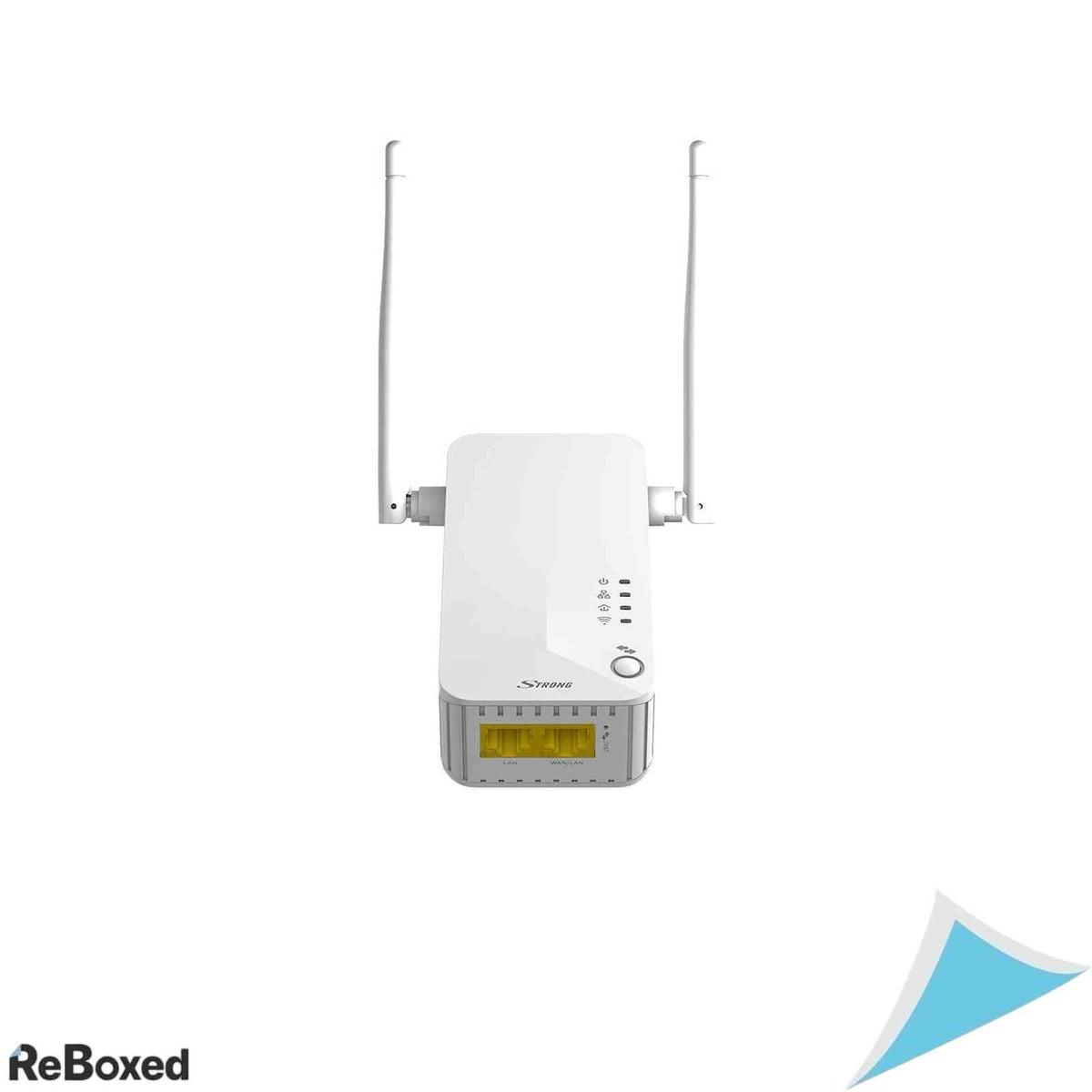 Adaptor Powerline Wi-Fi Strong PowerLine 500 Extensie Retea Internet prin Priza 300 Mbps Wi-Fi 500 Mbps LAN 2 Porturi Ethernet Alb