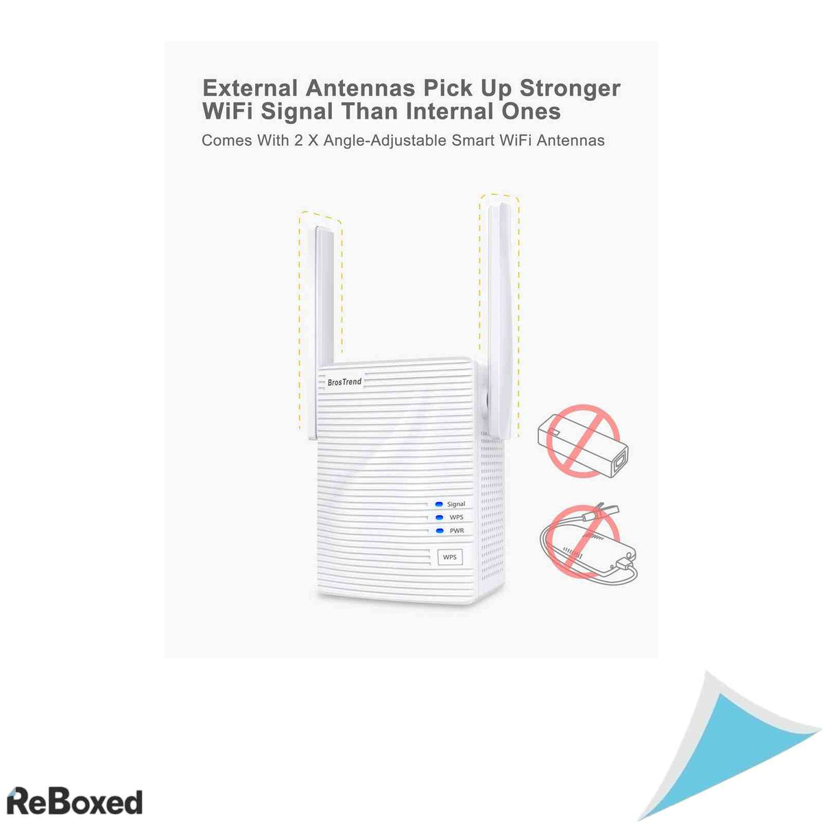Adaptor WiFi la Ethernet Dual Band BrosTrend AC1200 Universal Wireless Bridge