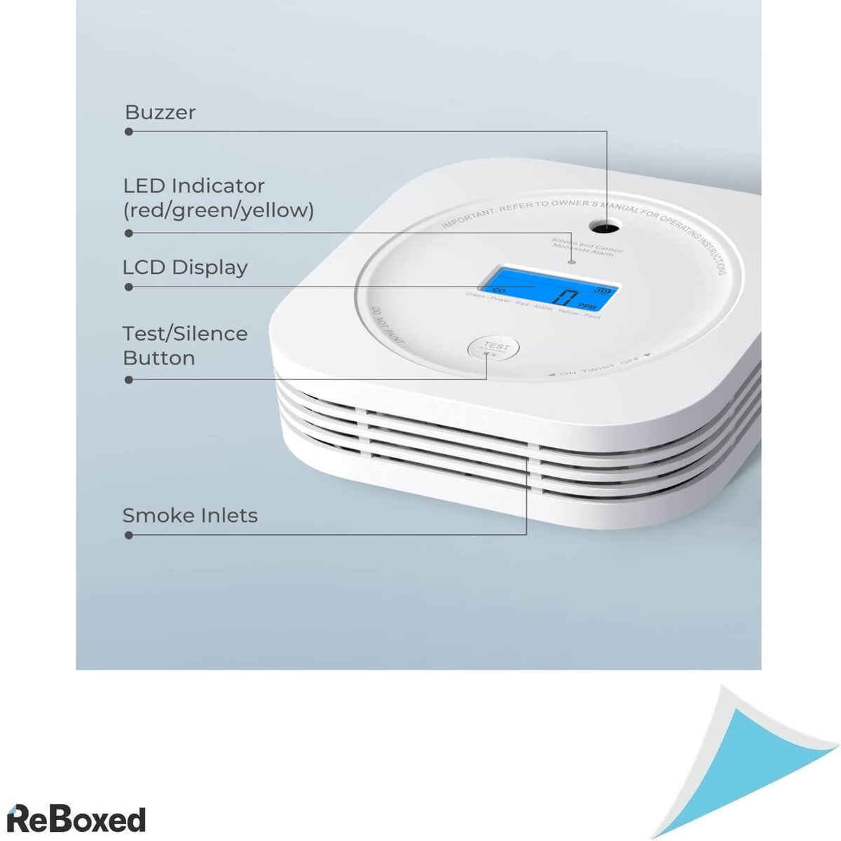 Aegislink Alarma de Fum si Monoxid de Carbon
