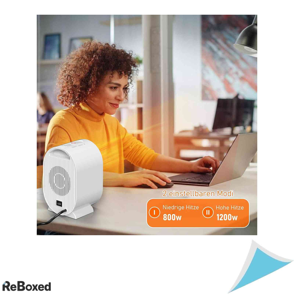 Aeroterma Ceramica Timiyou PTC 1200W, 2 Trepte de Incalzire