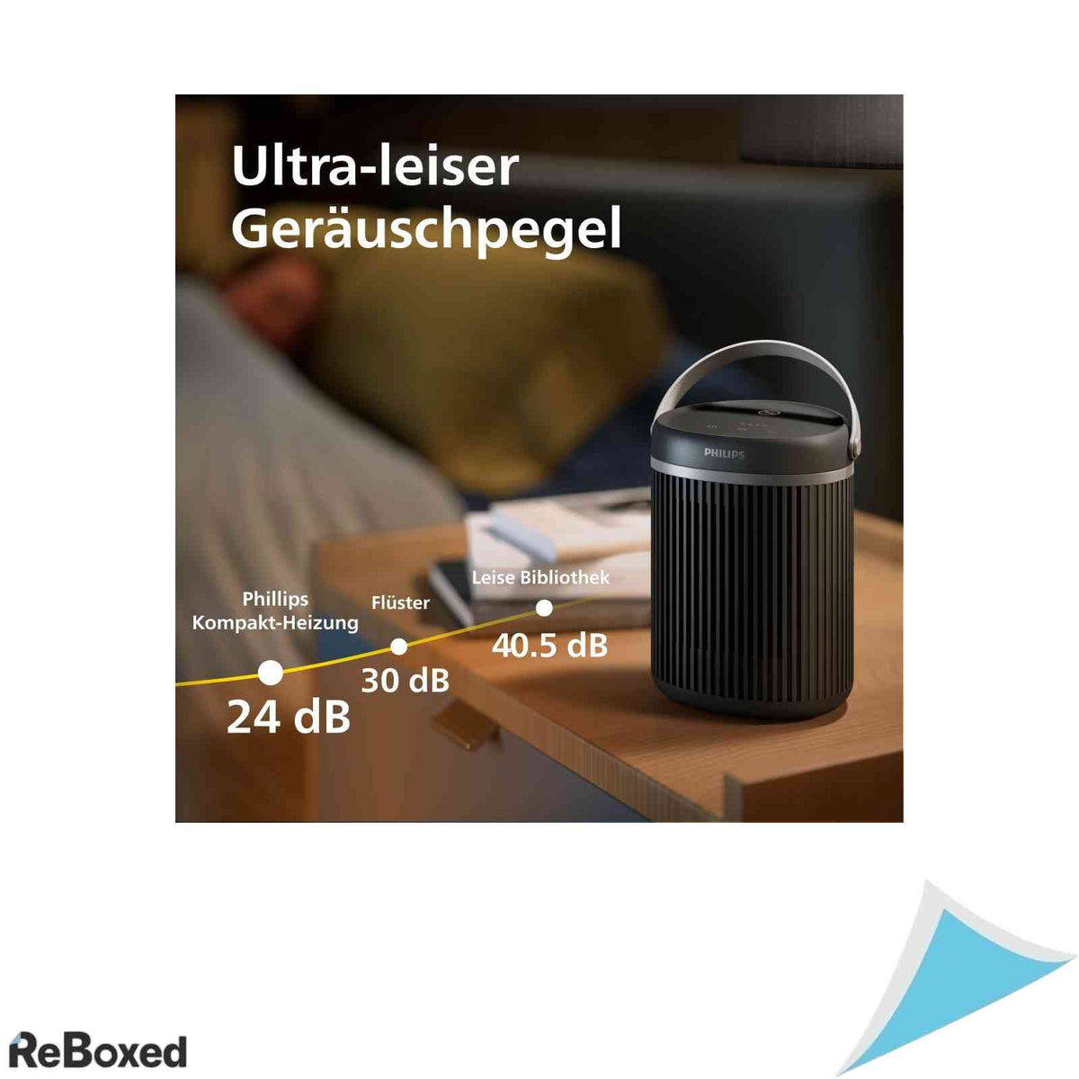 Aeroterma Inteligenta Conectata Philips Seria 3000 Putere 2000W Incalzire Rapida EcoAI Economie Energie Oscilatie 45 Grade Silentios 24dB Aplicatie Air Plus Gri Inchis