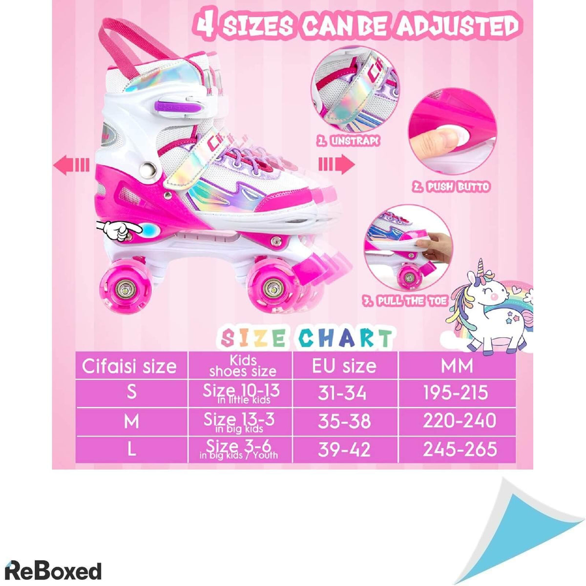 Ailuki Role Ajustabile Marimea 35-38