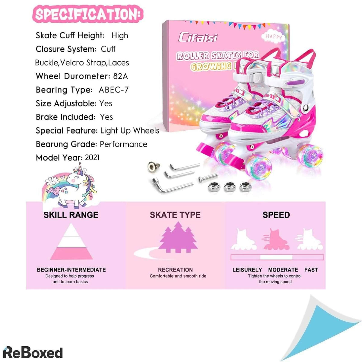 Ailuki Role Ajustabile Marimea 35-38