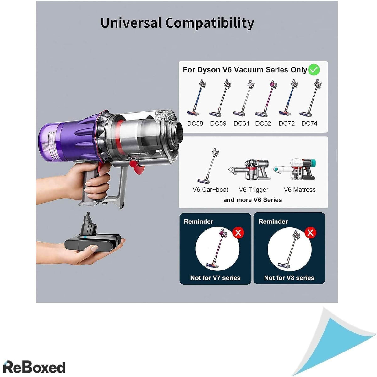 Aimax Baterie Li-Ion compatibila Dyson V6 21.6V 5.0Ah