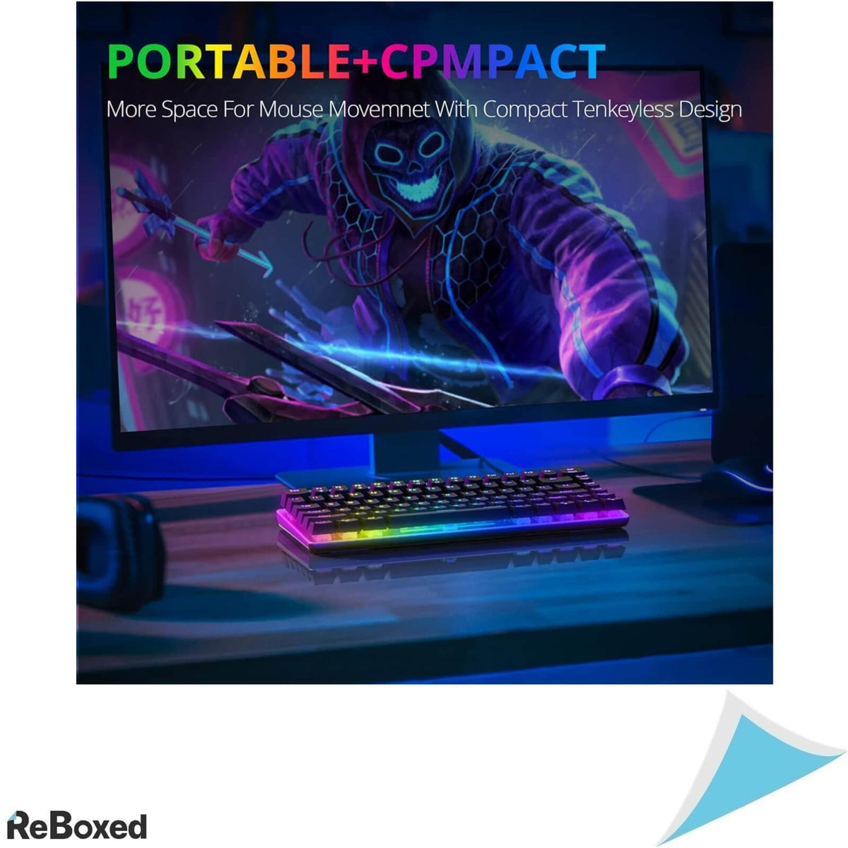 Ajazz AK33 Tastatura Mecanica Gaming RGB QWERTY 82 Taste