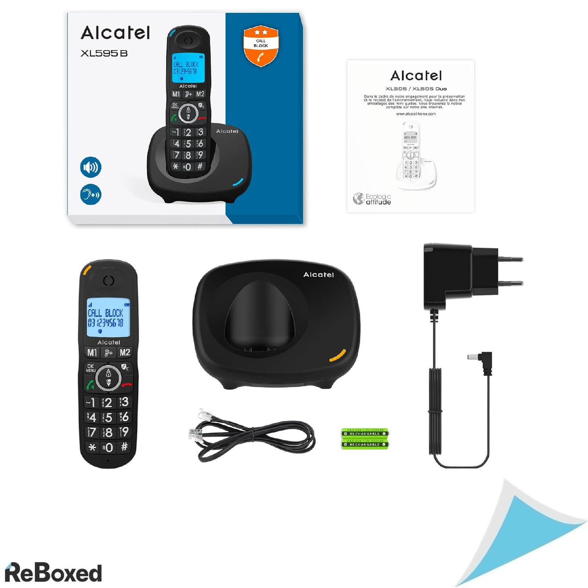 Alcatel XL595 B Telefon Fix Fara Fir