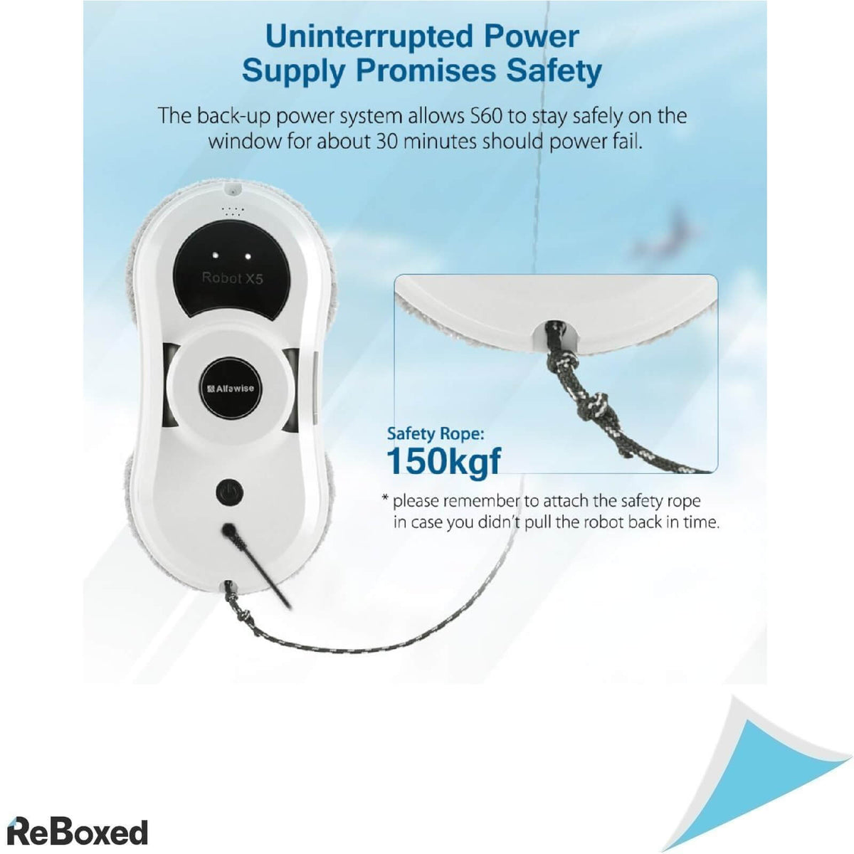 Alfawise S60 Robot de Curatare a Ferestrelor