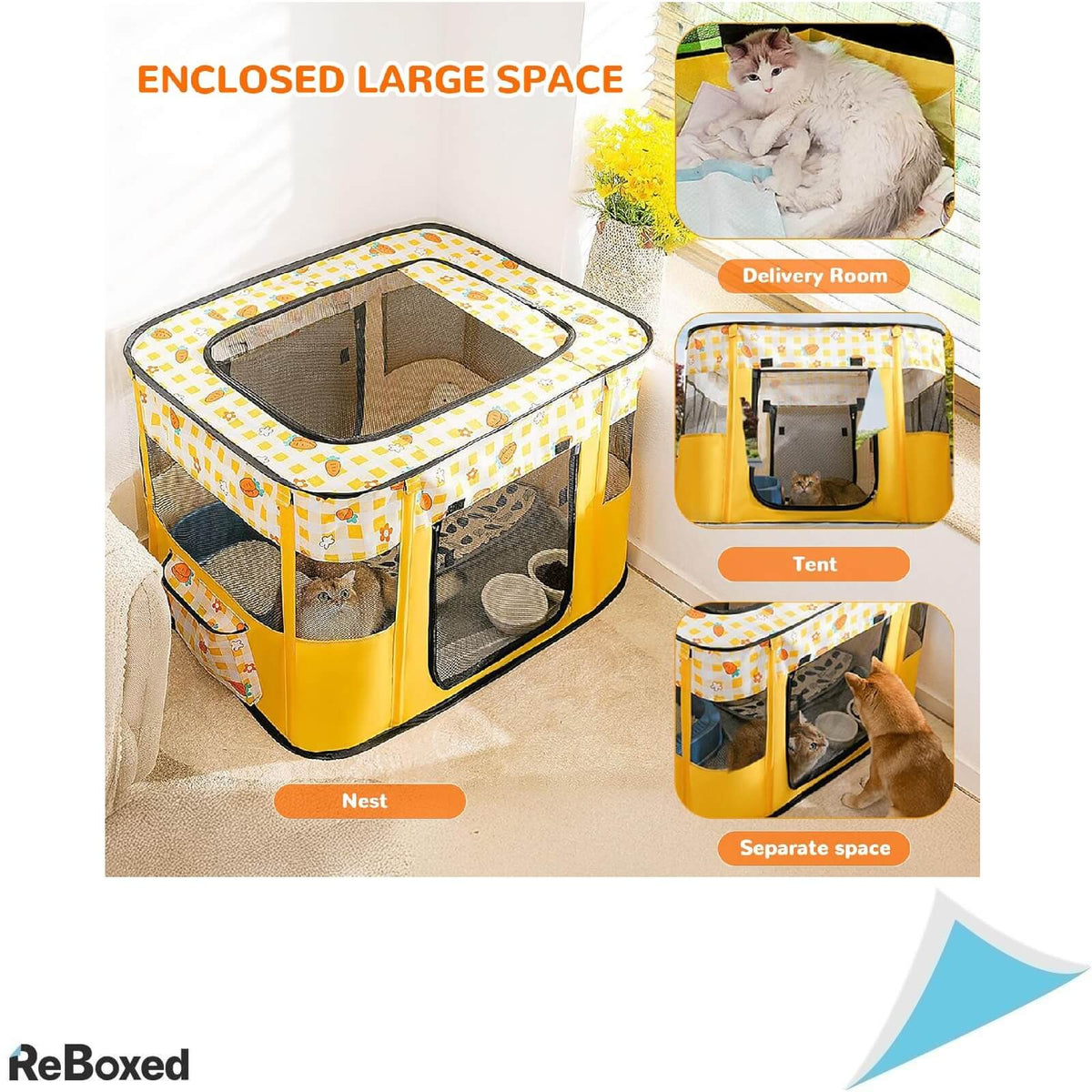 ALLSOPETS Tarc Pliabil pentru Animale Marimea M