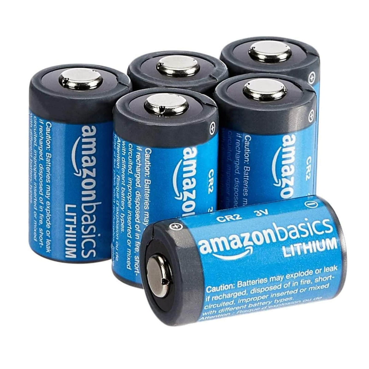 AmazonBasics Pachet de 6 Baterii CR2 3V/850mA Lithium