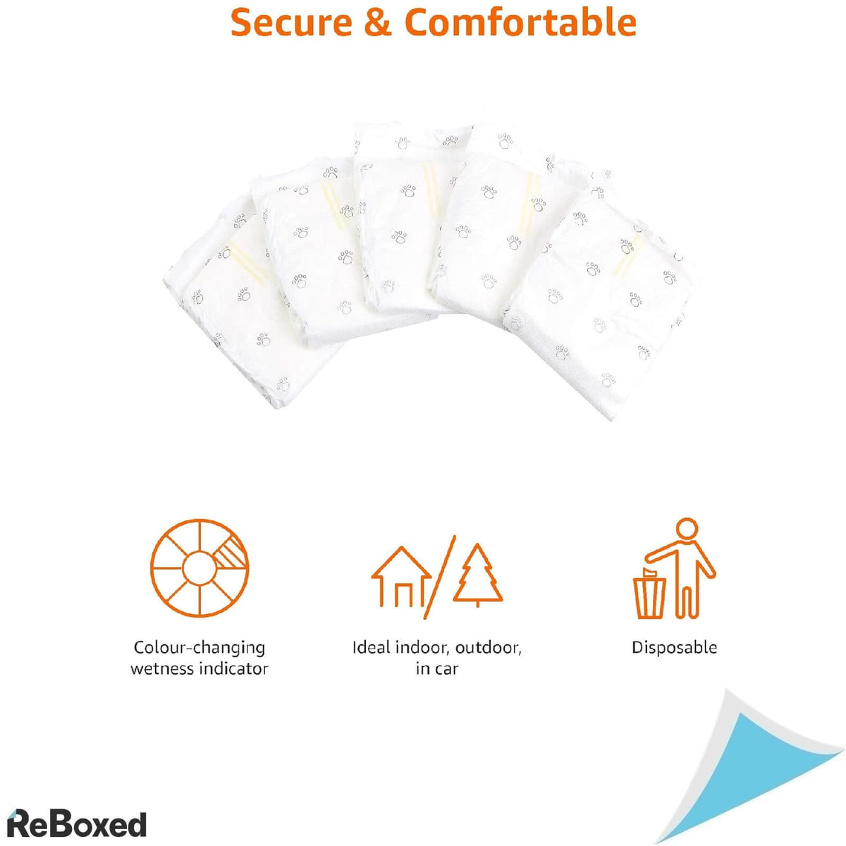 AmazonBasics 50 Scutece pentru Caini (S)