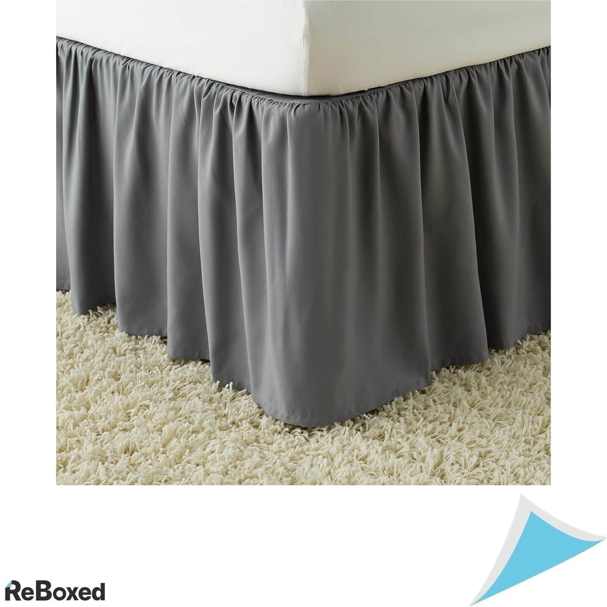 AmazonBasics Twin Husa Pat Gri Inchis 99 x 191 x 41 cm