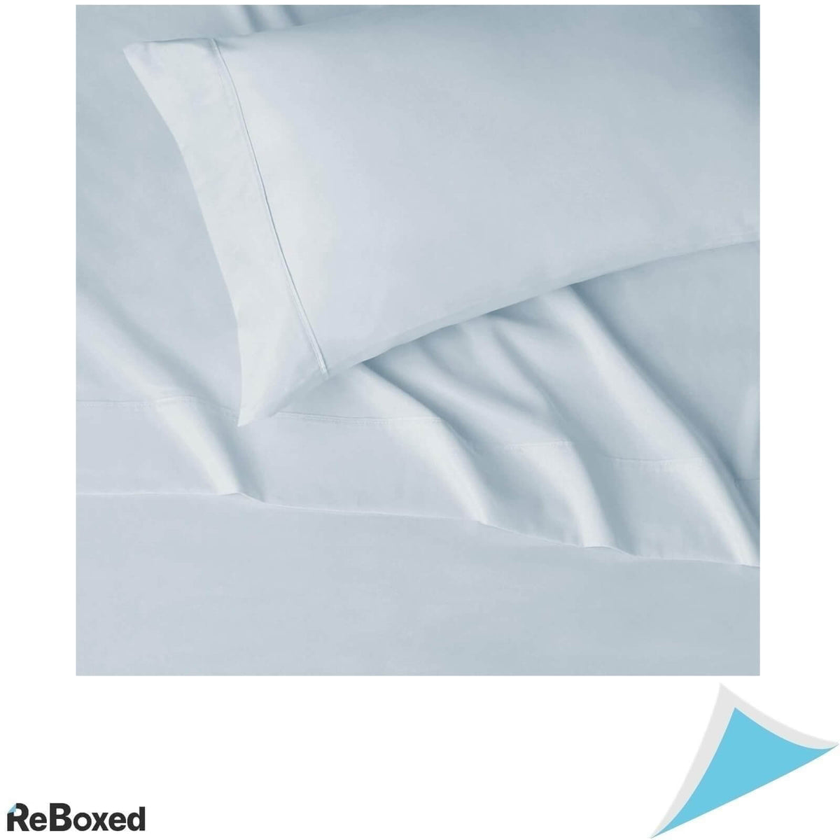 AmazonBasics Set Lenjerie de Pat din 3 Piese Albastru Deschis