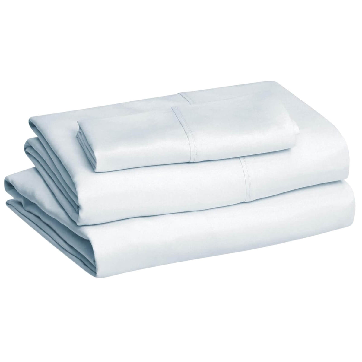 AmazonBasics Set Lenjerie de Pat din 3 Piese Albastru Deschis