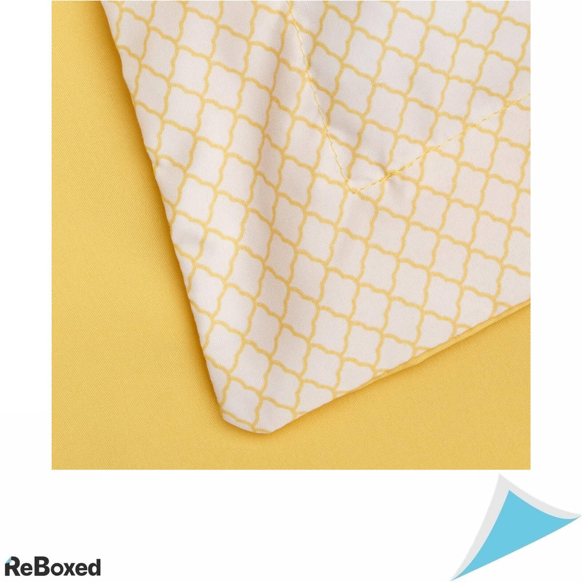 AmazonBasics Set Lenjerie de Pat Pilota 168 x 229 Husa Perna 51 x 66 Galben Scoica