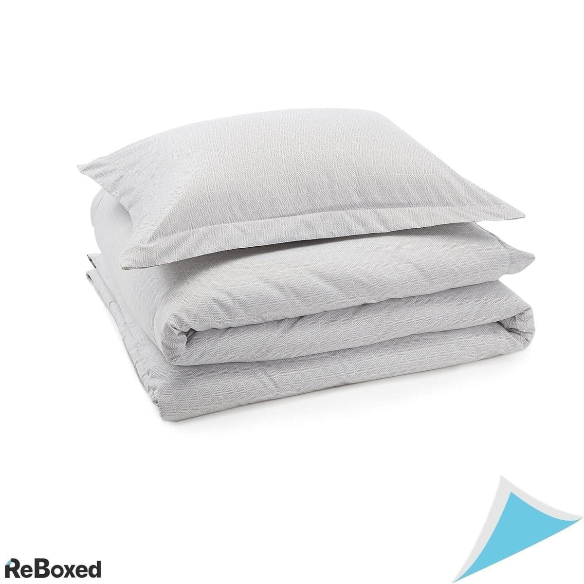 AmazonBasics Set Lenjerie de Pat Pilota 168 x 229 Husa Perna 51 x 66 Gri