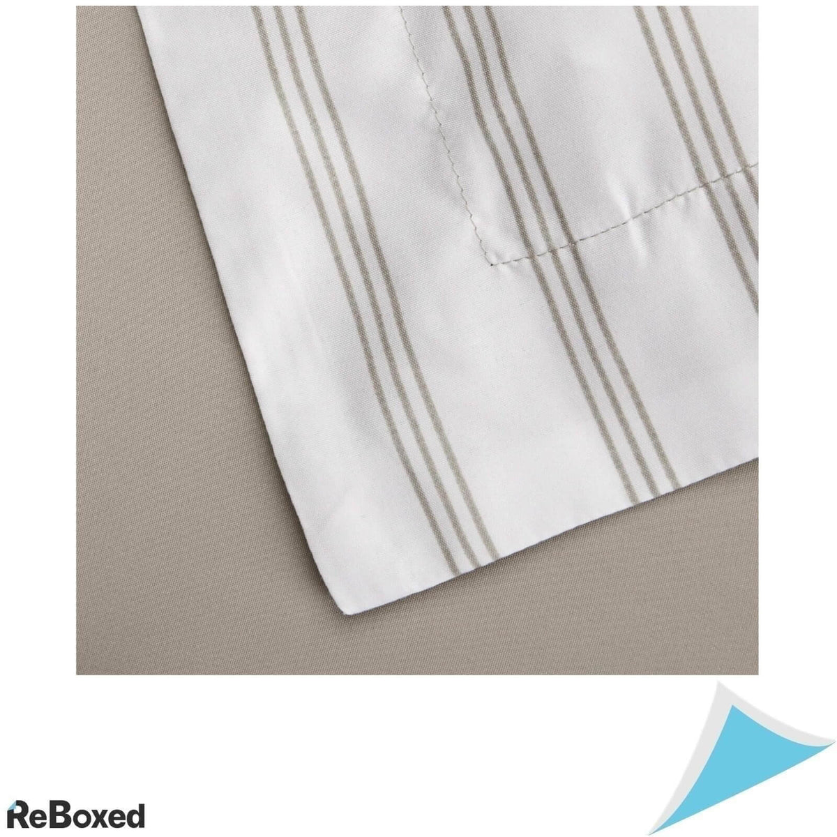 AmazonBasics Set Lenjerie de Pat Plic Pilota 168 x 229 Fata Perna 51 x 66 Dunga Taupe