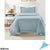 AmazonBasics Set Lenjerie de Pat Plic Pilota 168 x 229 Fata Perna 51 x 66 Spa Albastru