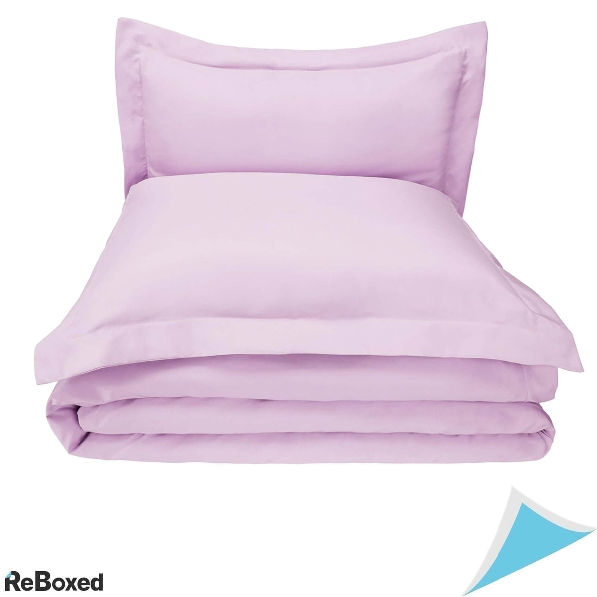 AmazonBasics Set Lenjerie de Pat Plic Pilota 264 x 224 si 2 Fete Perna 51 x 91 Violet