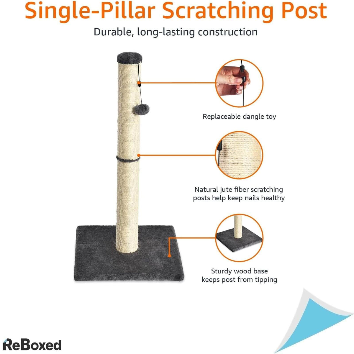 AmazonBasics Stalp de Zgariat pentru Pisici 80cm