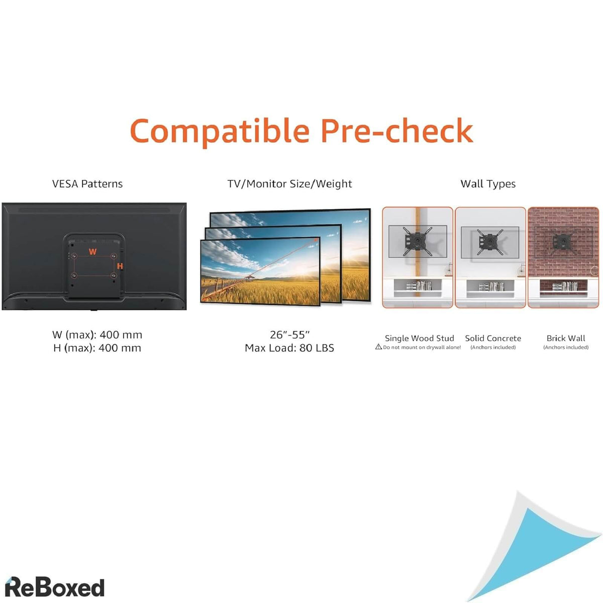 Amazon Basics Suport TV Reglabil