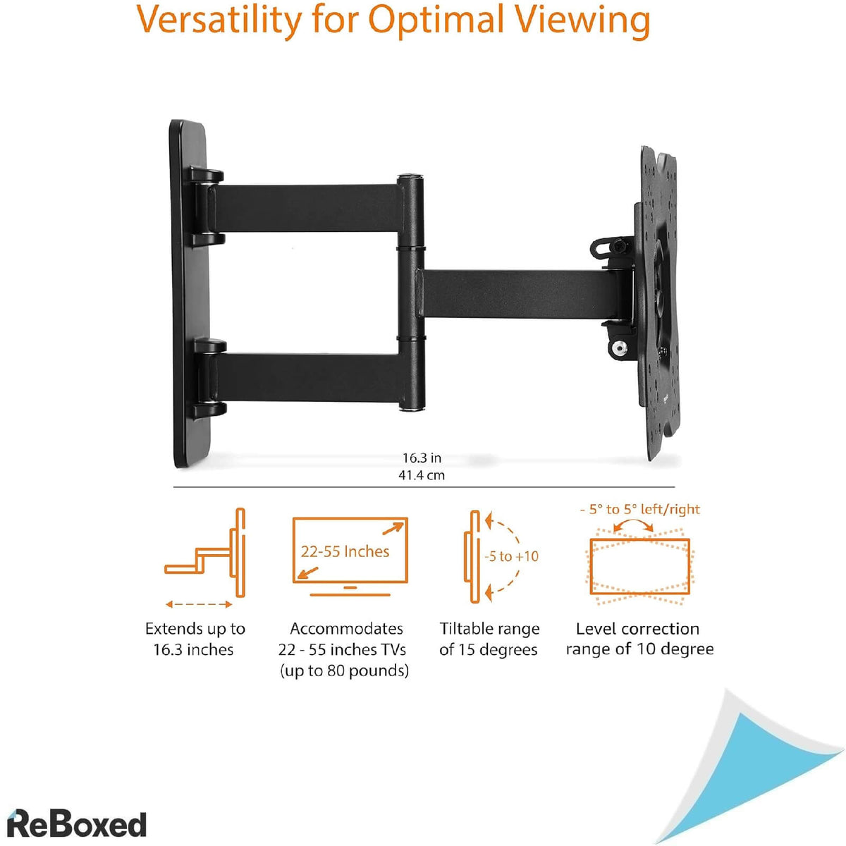 Amazon Basics Suport TV Reglabil