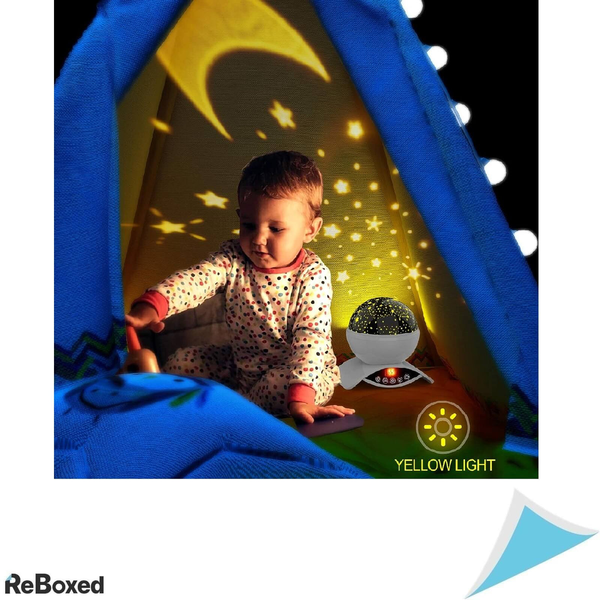 Amouhom Starry Sky Proiector Rotativ LED Stele Colorate