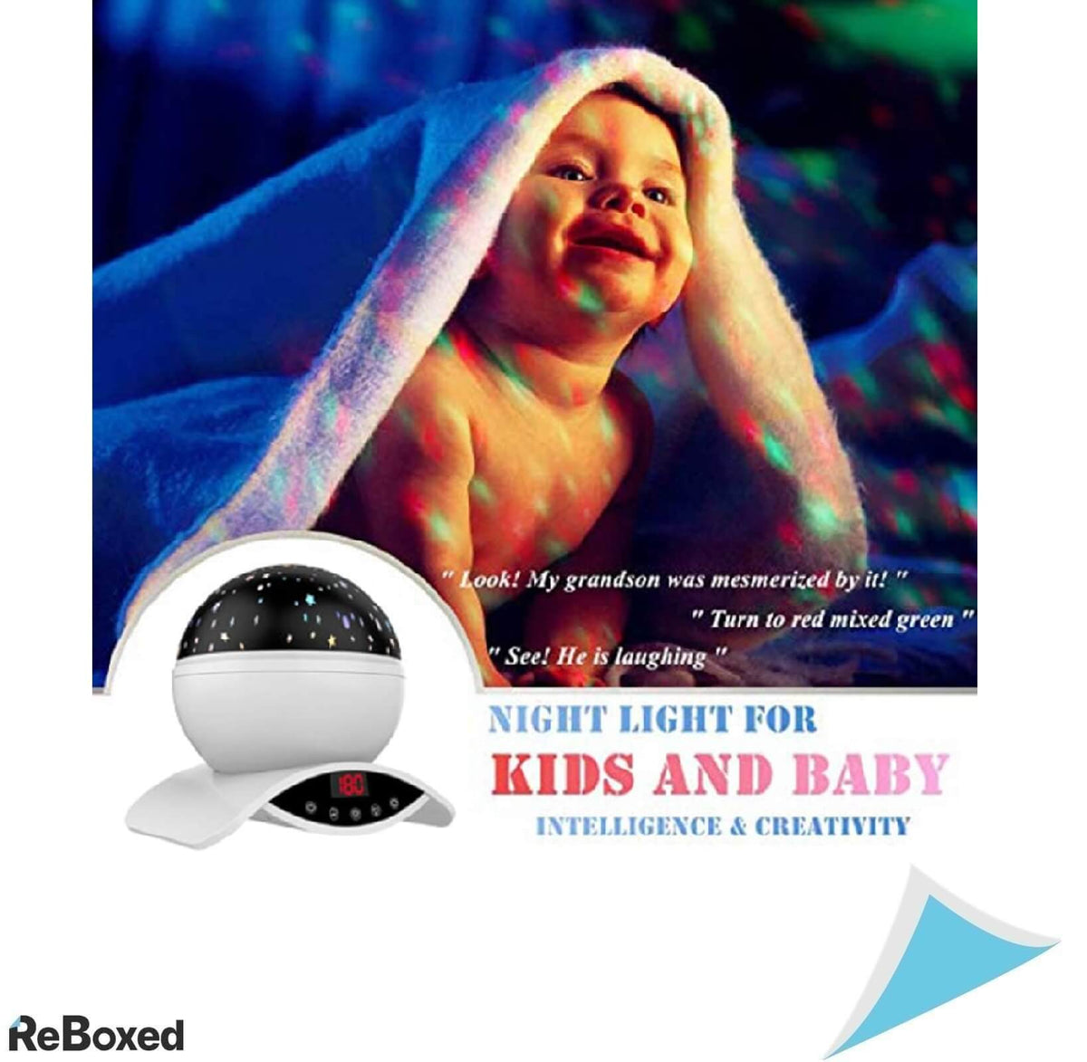 Amouhom Starry Sky Proiector Rotativ LED Stele Colorate