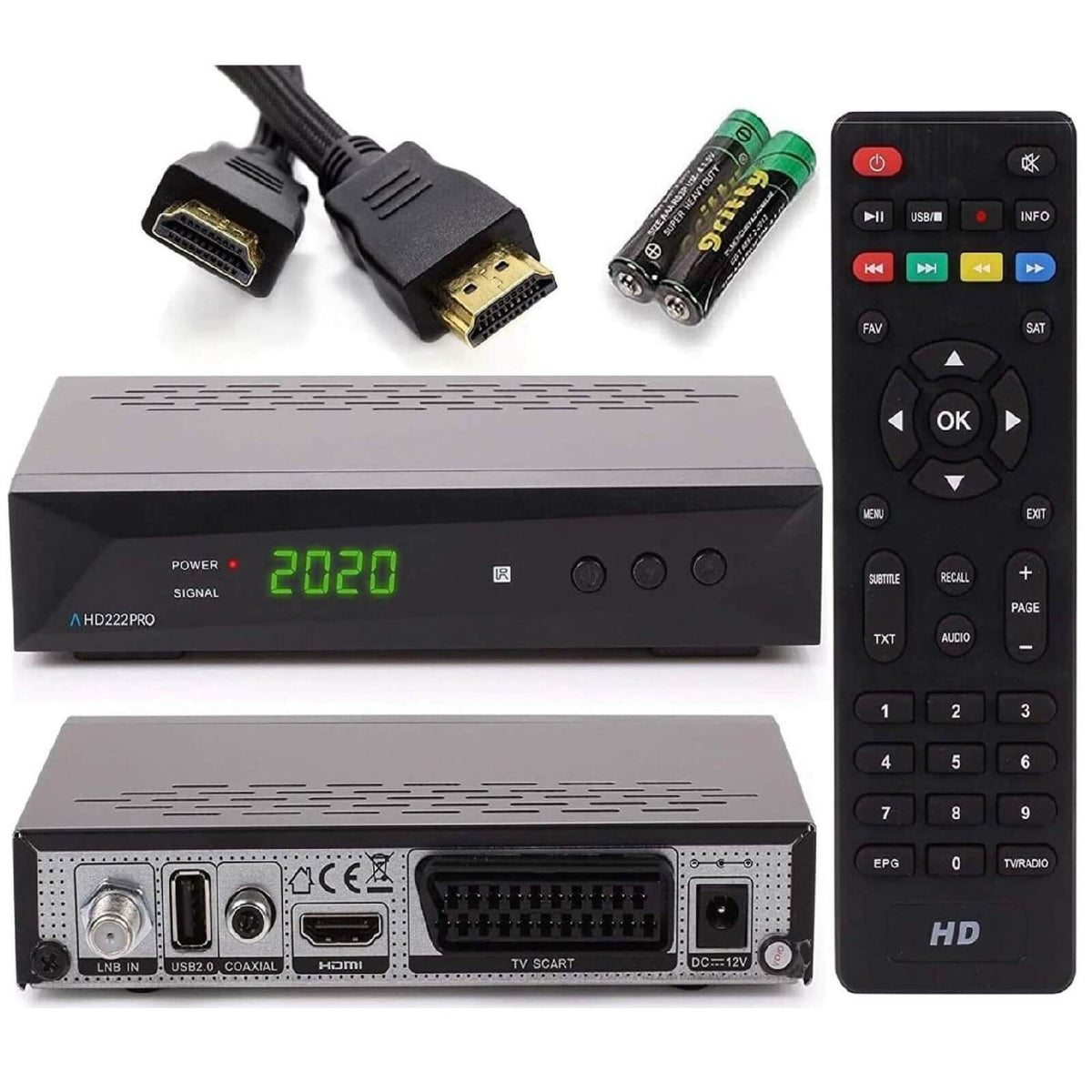 Anadol HD 222 Pro Receptor satelit 1080P HDMI