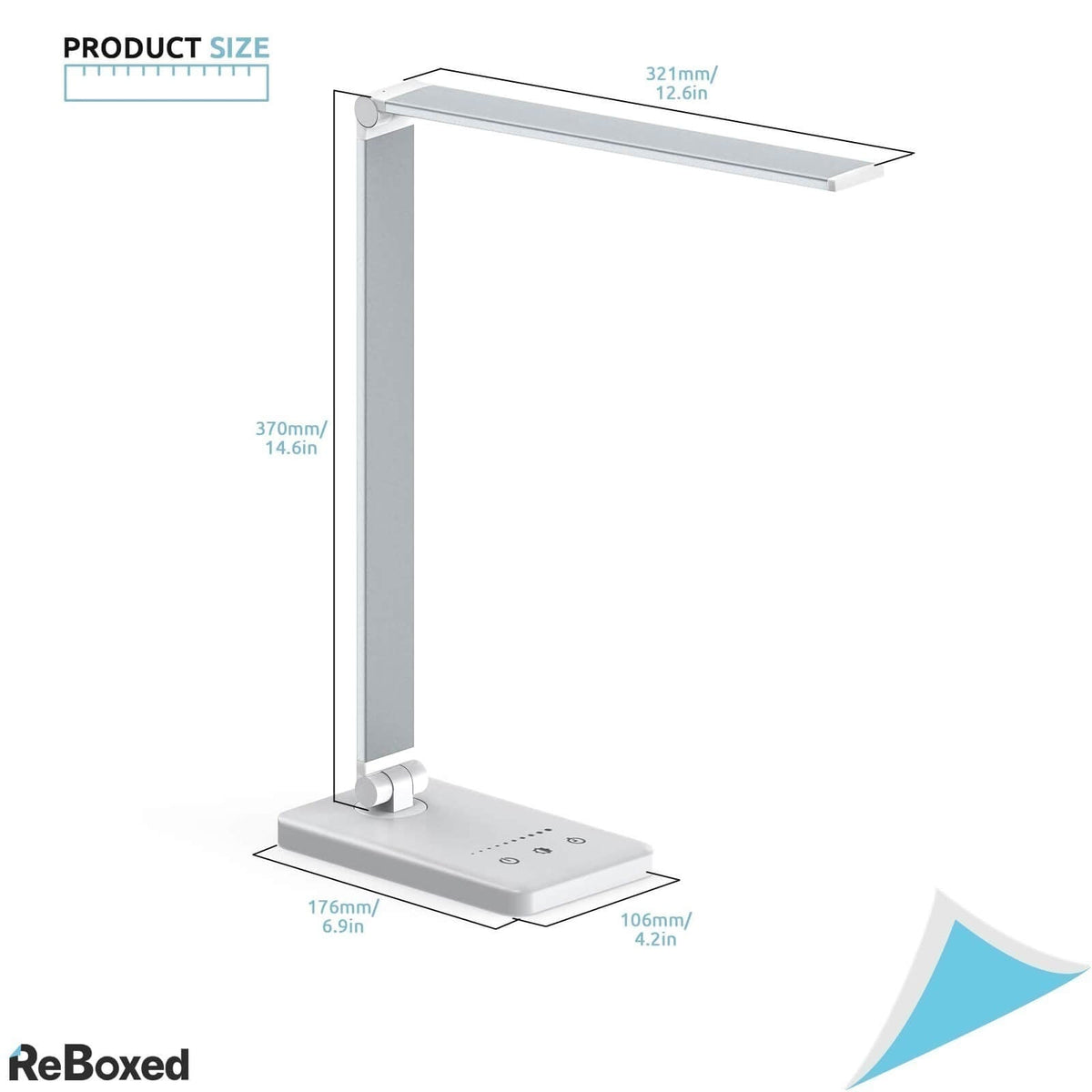 Angdarun Lampa LED de Birou USB Acumulator Dimabila 10 Trepte