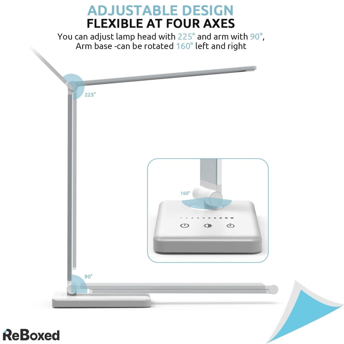 Angdarun Lampa LED de Birou USB Acumulator Dimabila 10 Trepte