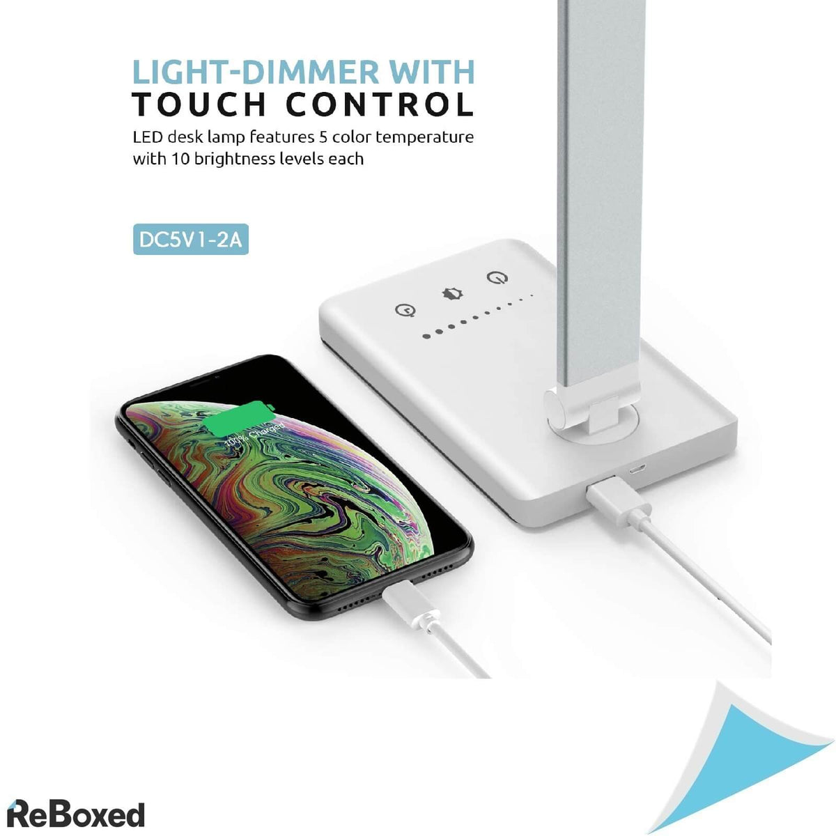 Angdarun Lampa LED de Birou USB Acumulator Dimabila 10 Trepte