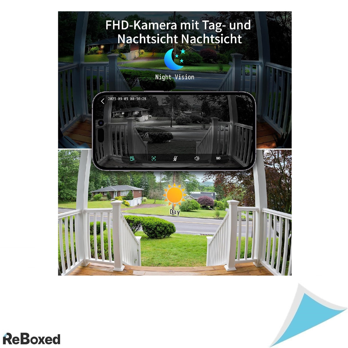 Ankway Sonerie Video WiFi 1080P – Sonerie Intelligente cu Camera, PIR, Audio 2-Way, Night Vision, IP65