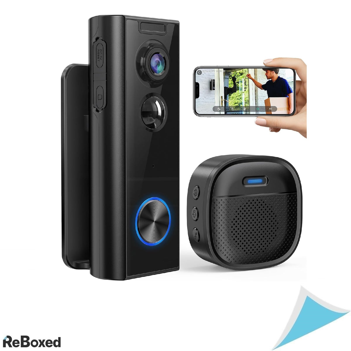 Ankway Sonerie Video WiFi 1080P – Sonerie Intelligente cu Camera, PIR, Audio 2-Way, Night Vision, IP65