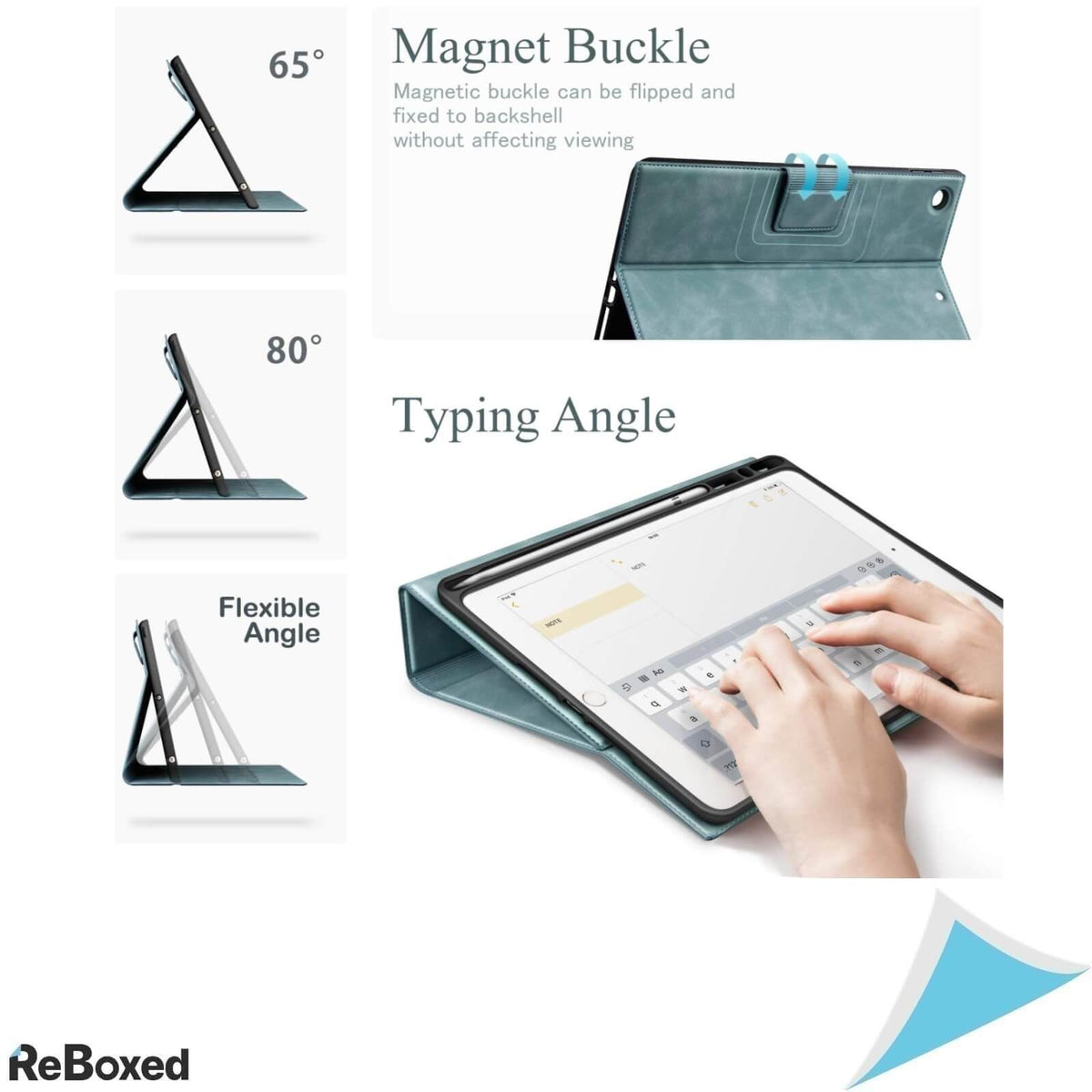 Antbox Husa pentru iPad 10.2 Inch 7th 8th Generation Albastru Deschis