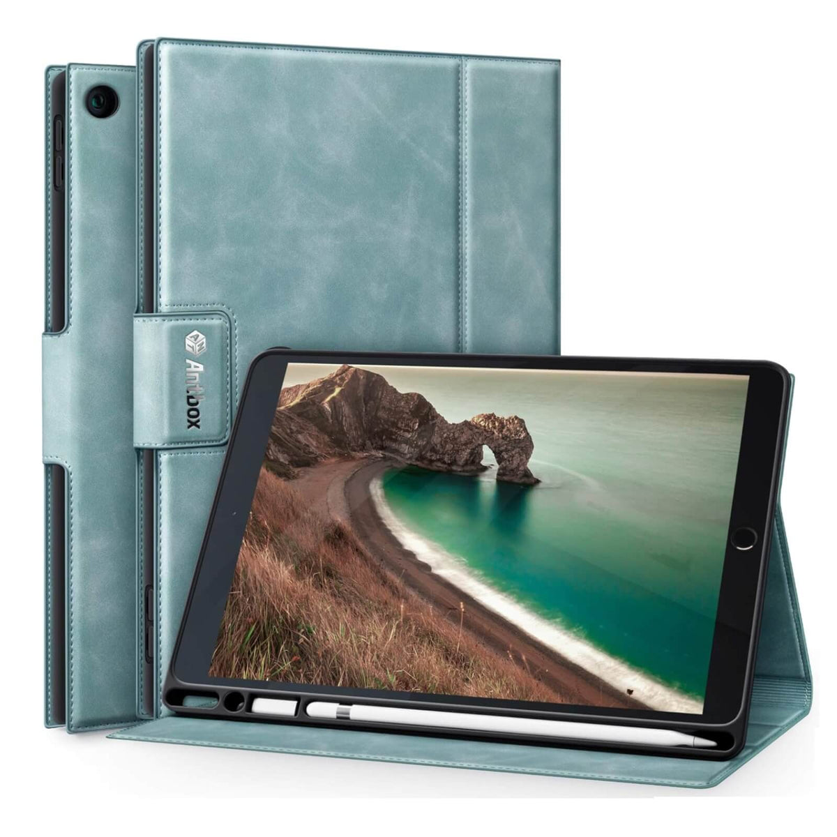 Antbox Husa pentru iPad 10.2 Inch 7th 8th Generation Albastru Deschis