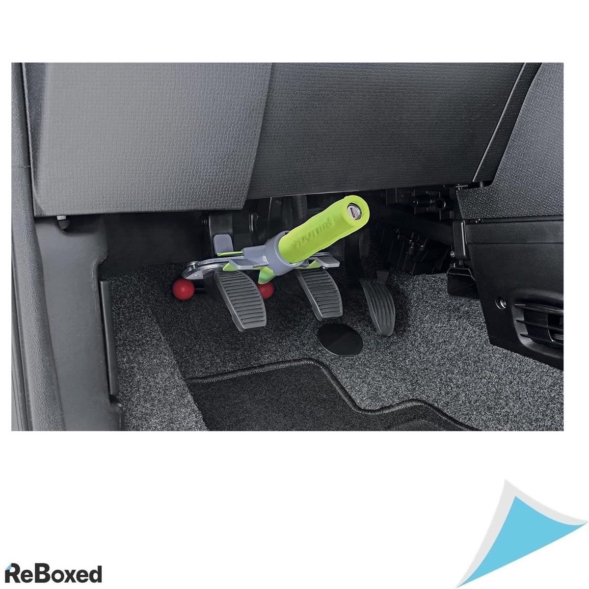 Antifurt Bullock Excellence Model X – protector pedale auto, oțel carbon rezistent, galben