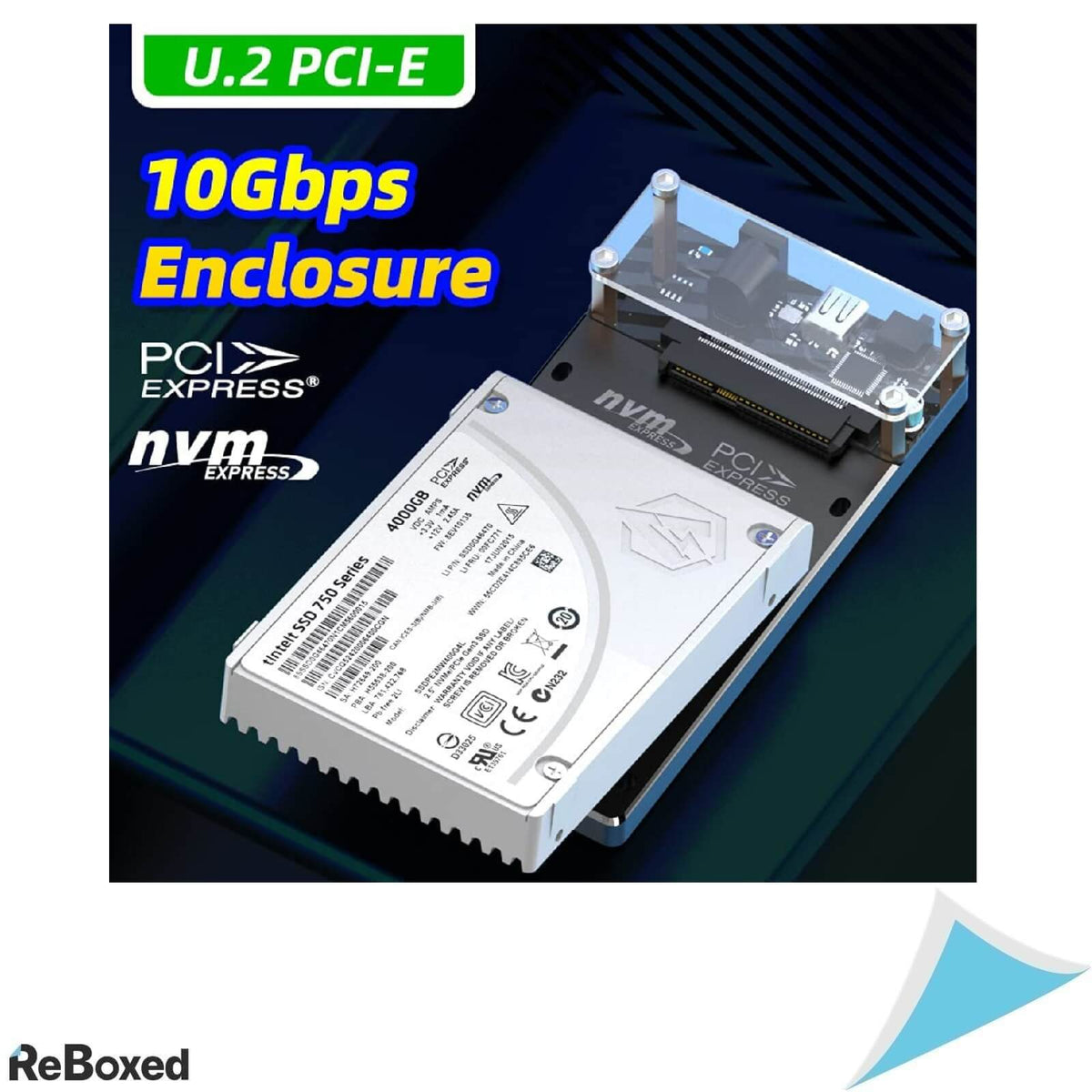 AoDuke Rack 2.5&quot; SFF-8639 USB 3.0 SSD U.2 PCI-E NVMe Open-Frame
