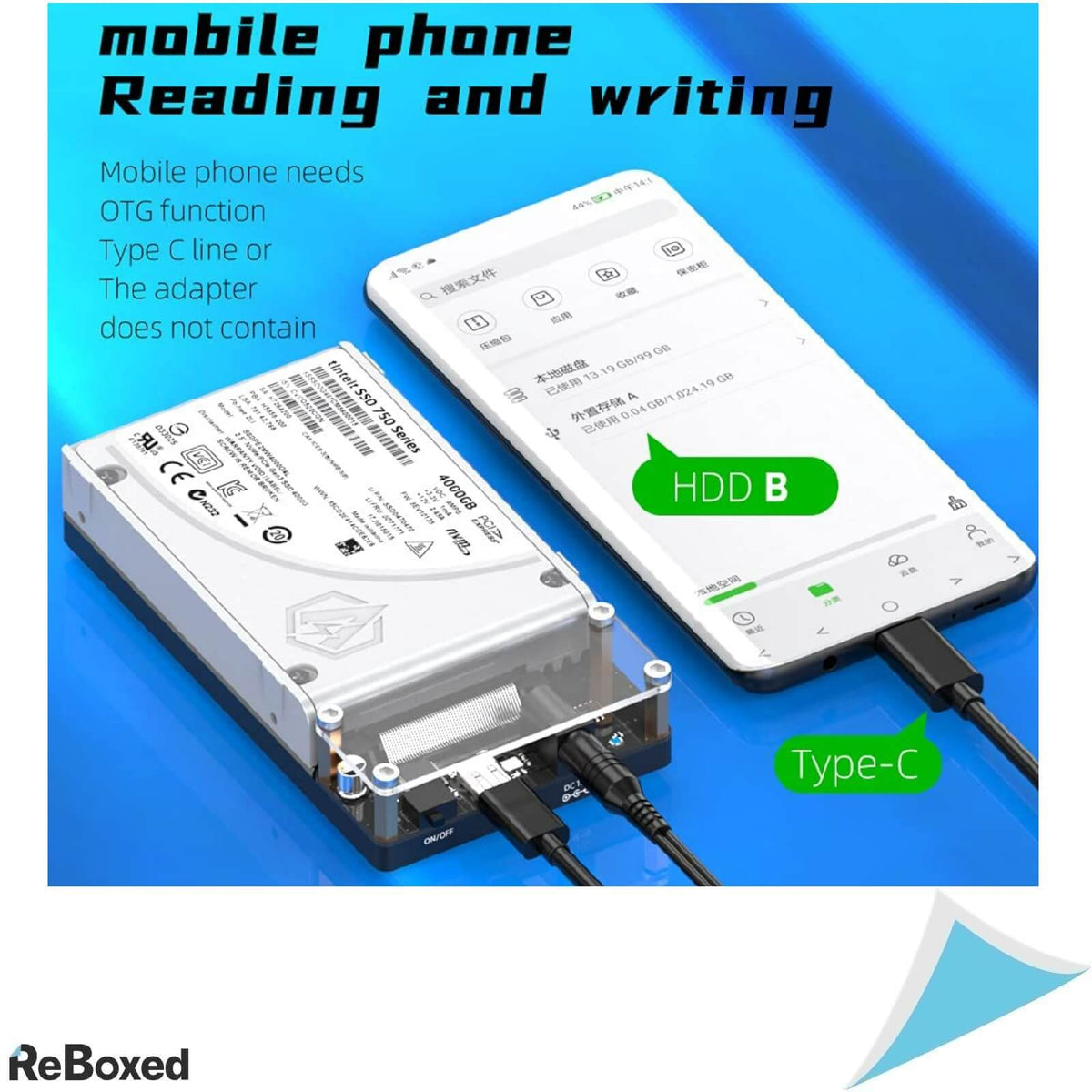 AoDuke Rack 2.5&quot; SFF-8639 USB 3.0 SSD U.2 PCI-E NVMe Open-Frame
