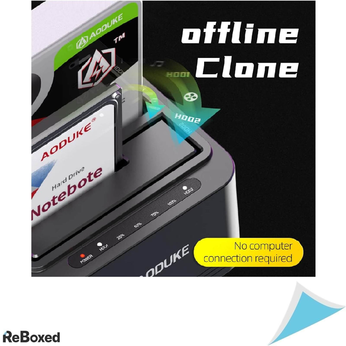 Aojue USB 3.0 Statie de Andocare pentru Hard Disk extern Dual Bay