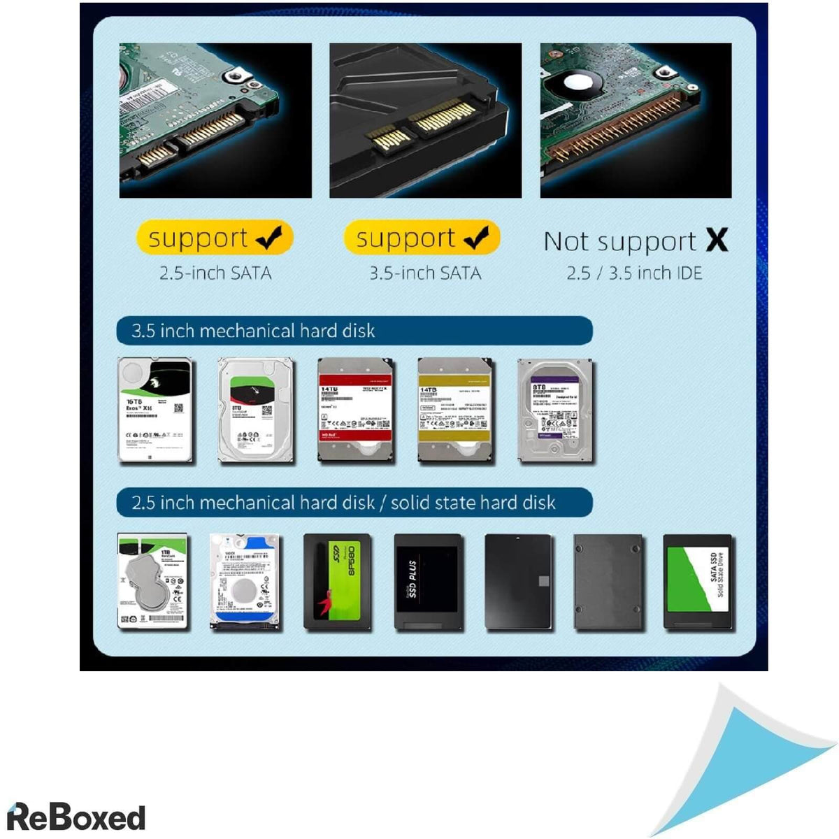 Aojue USB 3.0 Statie de Andocare pentru Hard Disk extern Dual Bay